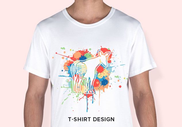 T-shirt designs for Splash of Colors
