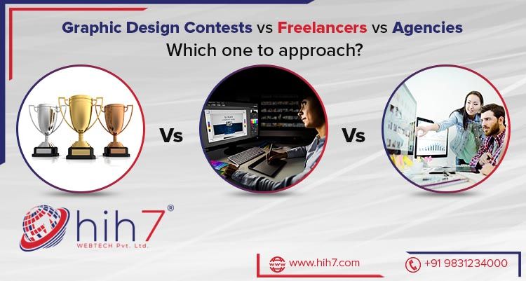 Graphic Design Contests vs Freelancers vs Agencies – Which one to Approach?