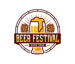 Abstract Logo Design for beer festival