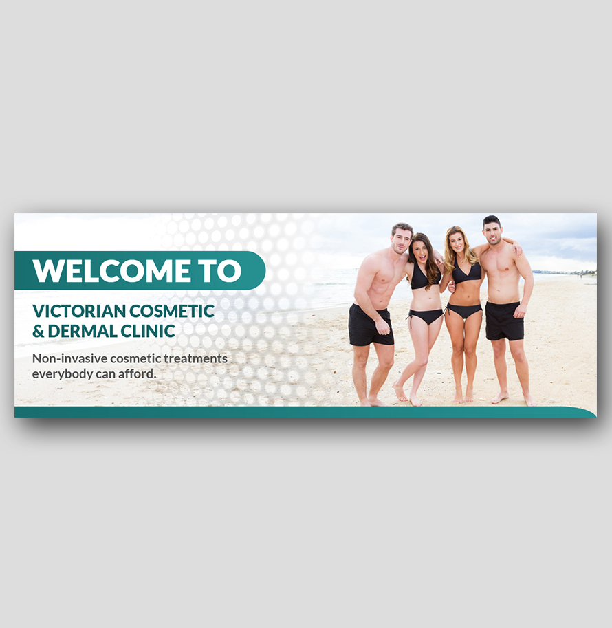 Banner Ad Design Services for cosmetic & Dermal clinic