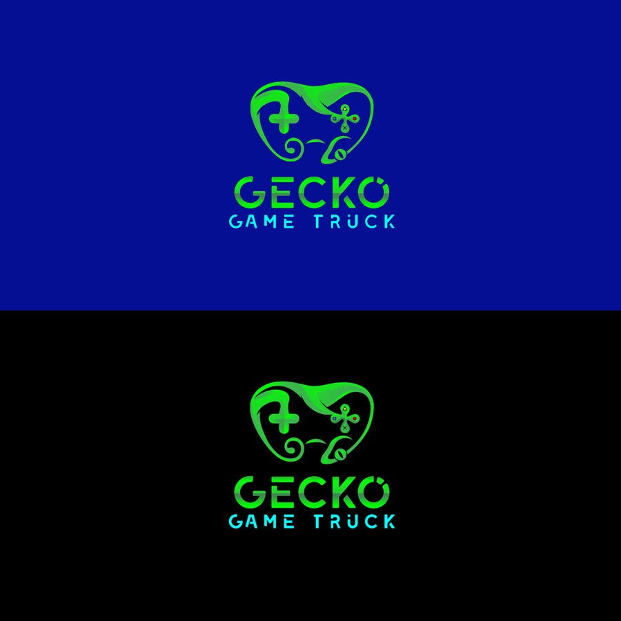 3D LOGO DESIGNS FOR Gecko game truck