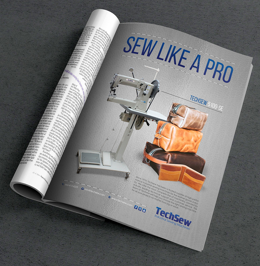 Magazine designs for industrial sewing machine