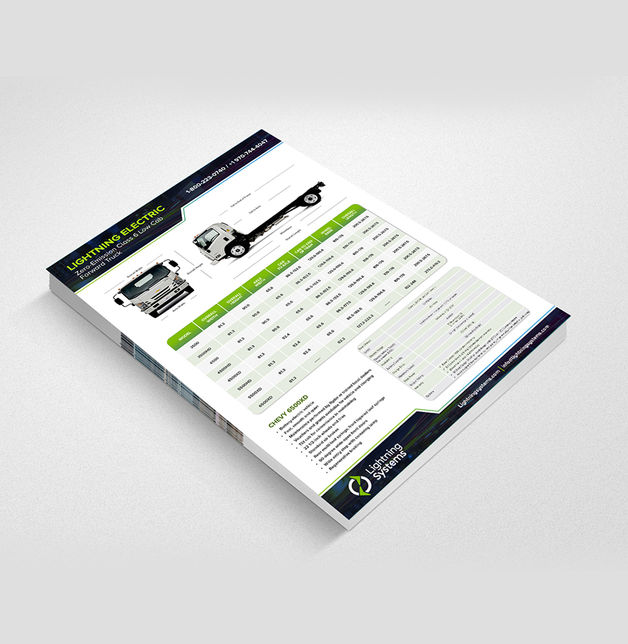 Leaflets Design for lightning systems