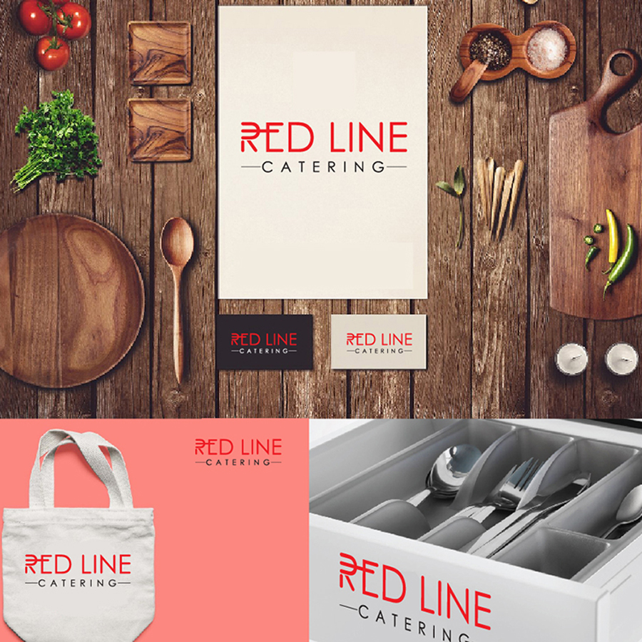 Text Based Logo Designs for catering service