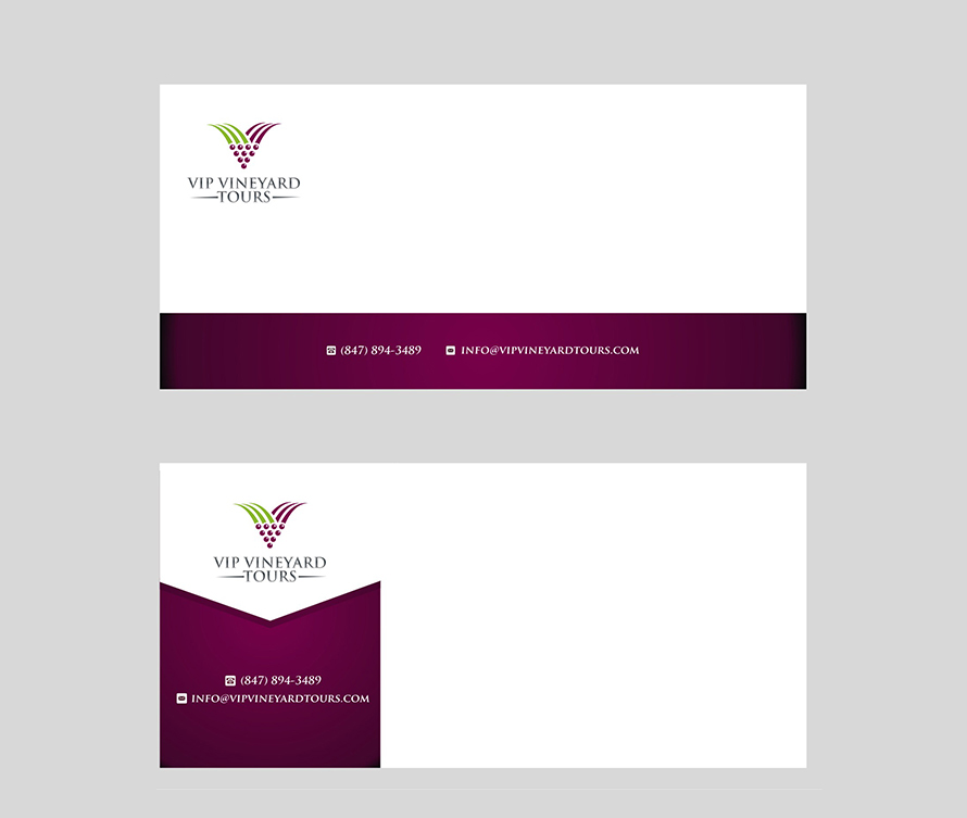 Business Stationery Printing for vip vineyard tours