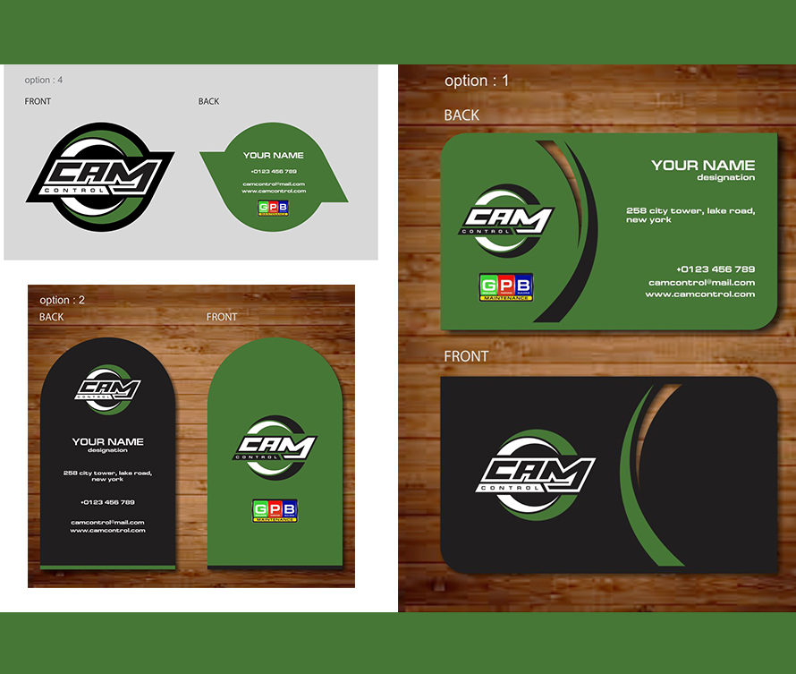 Business Stationery Card Designs for front & back