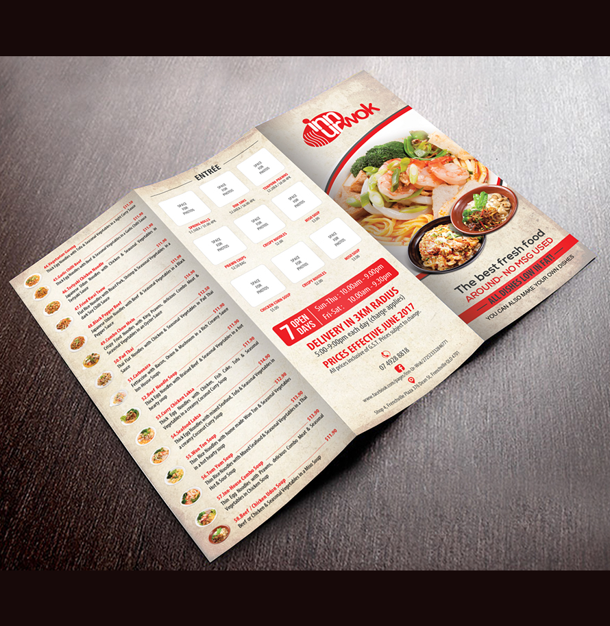 Brochure Design for fresh foods
