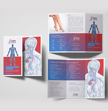 Brochure Design for vascular medicine consultation