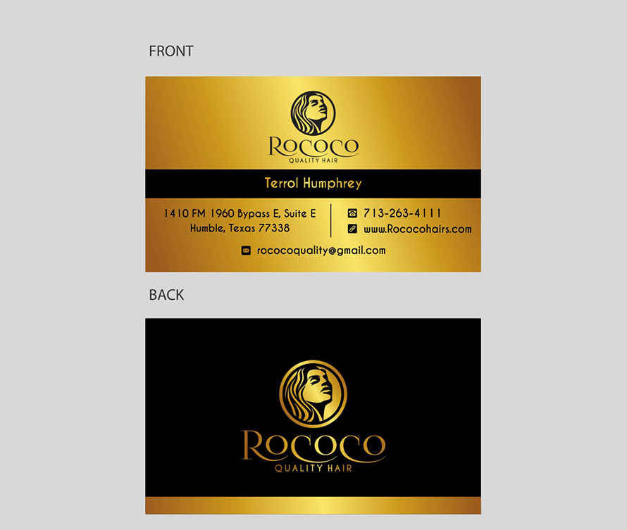 Personalized Business Stationery designs for Hair Extensions