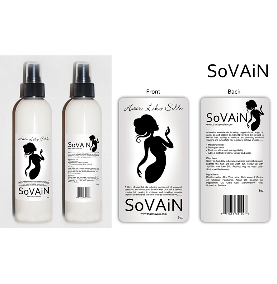Label Design for hair styling products - Hih7 Webtech Private Limited