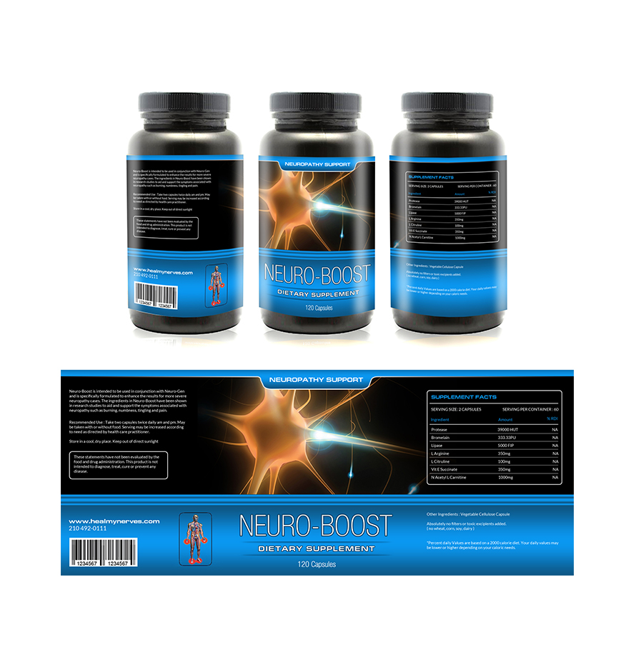 Label Designs for Dietary Supplement products