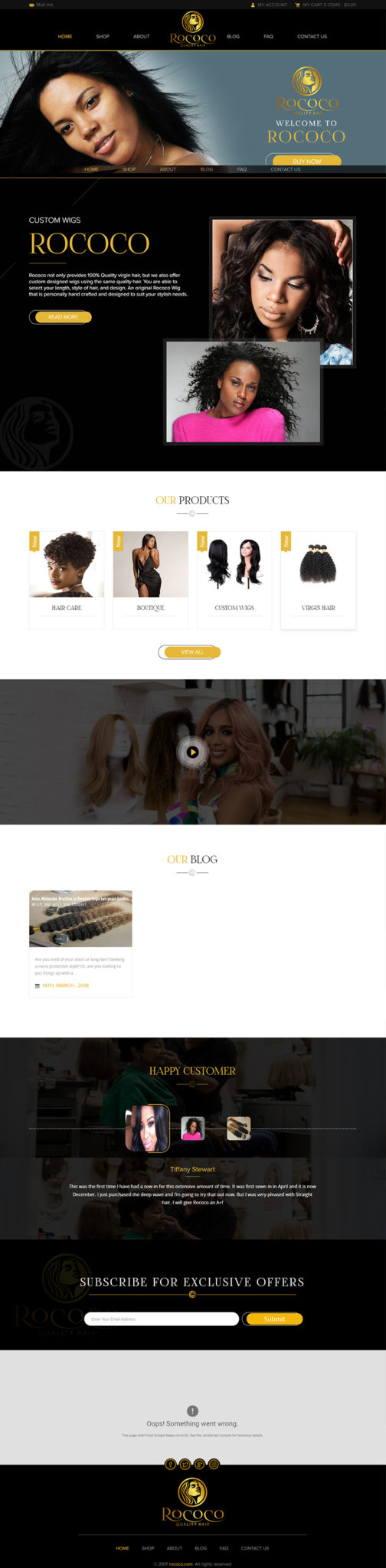Website designs for Hair Extensions - Rococo Hairs - Hih7 Webtech Private Limited Website designs for Hair Extensions - Rococo Hairs - Hih7 Webtech Private Limited