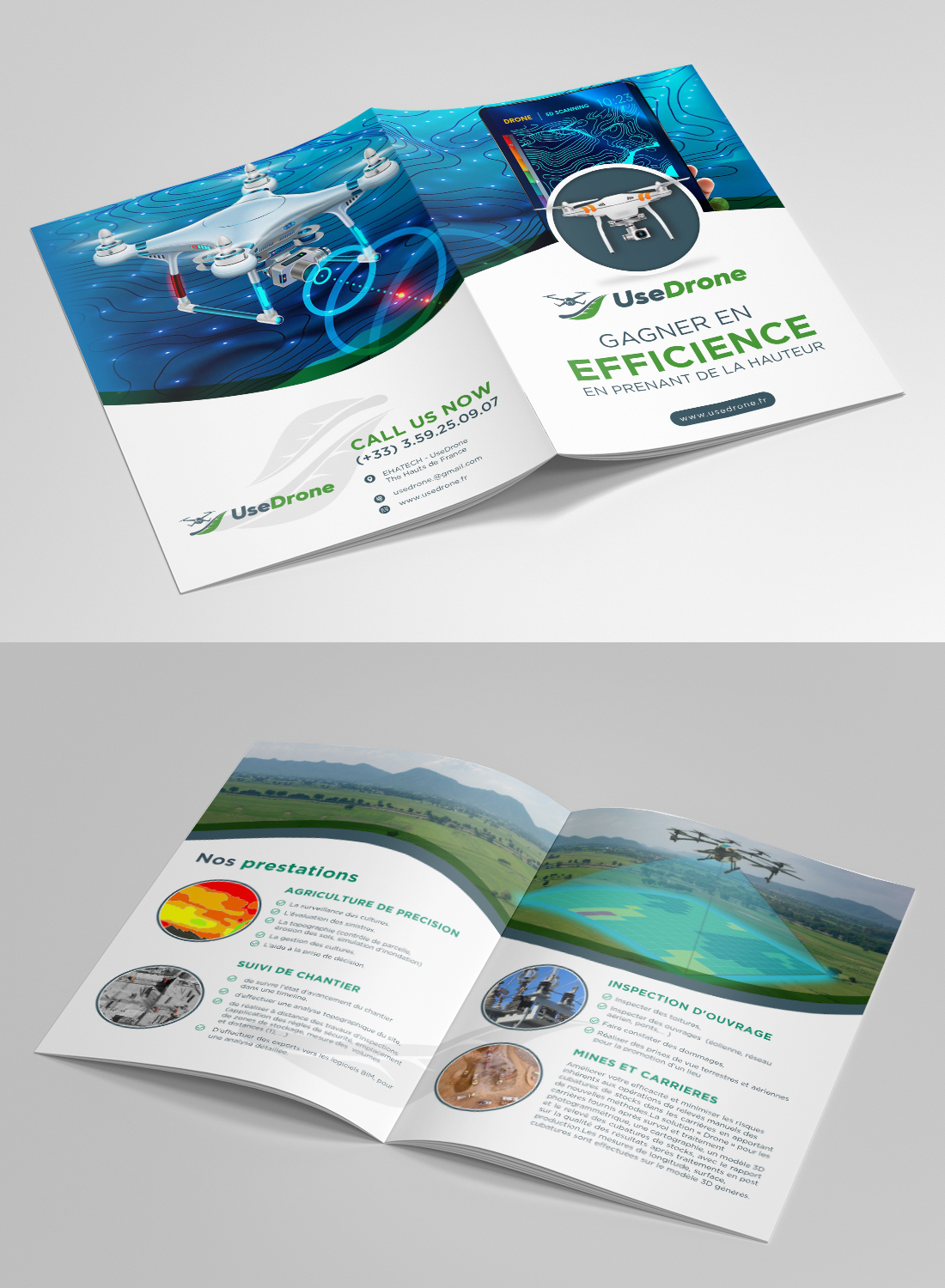 Brochure Designs for Drone