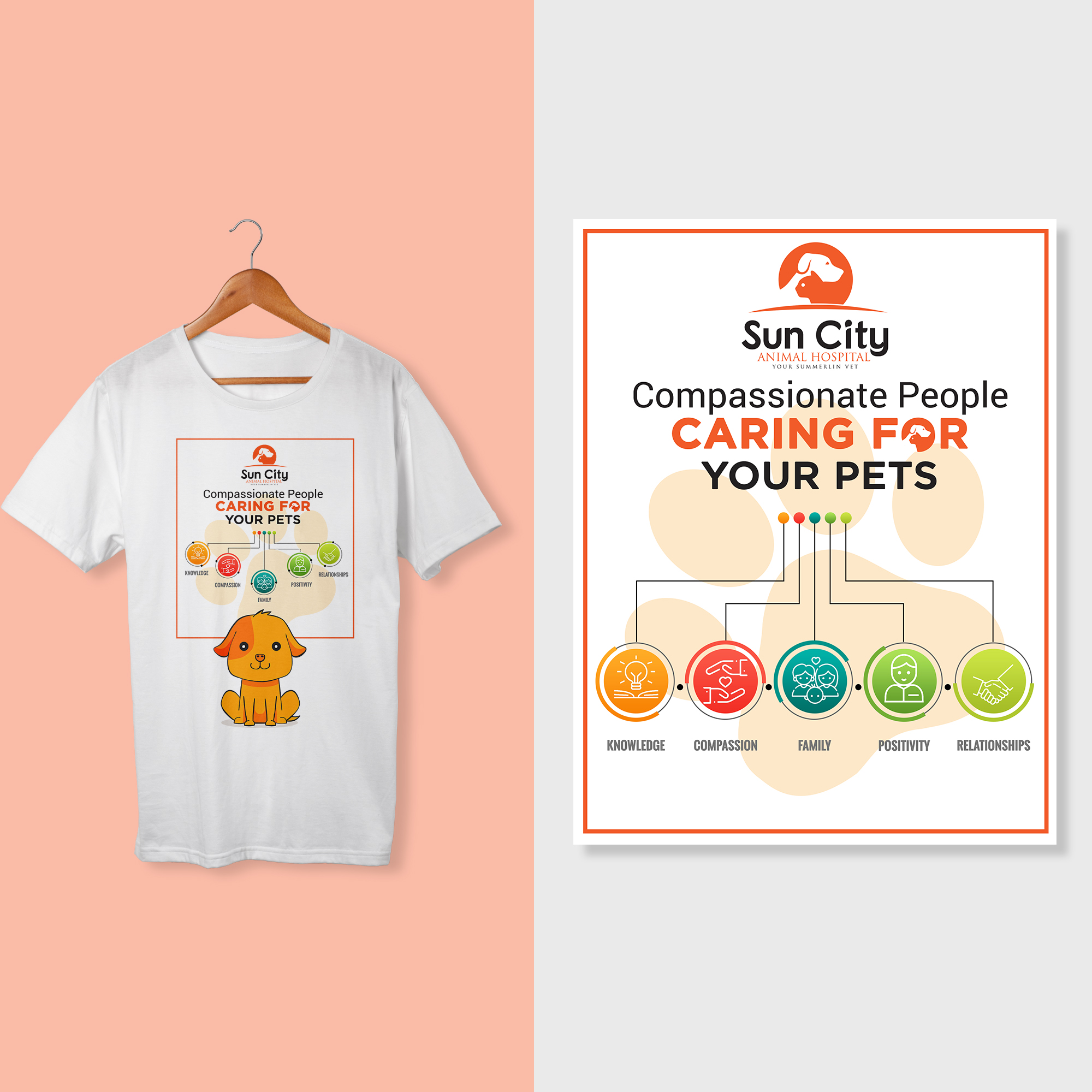 T-shirt Designs for Sun City Animal Hospital