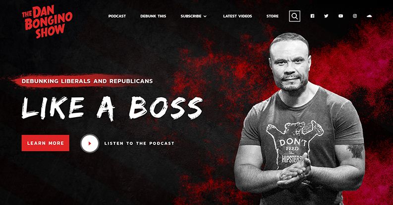 website designs for Bongino