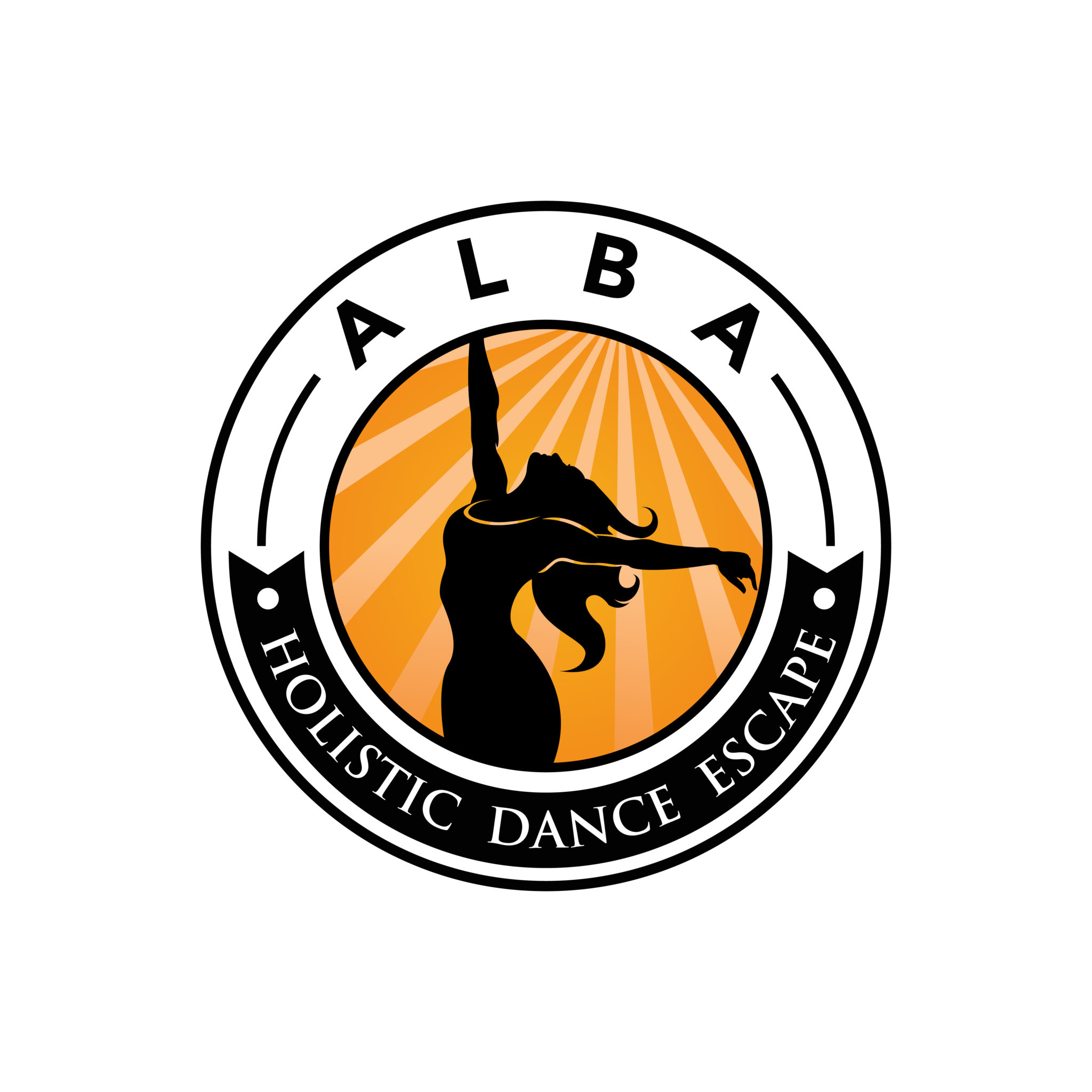 Emblem Logo Design for Holistic dance escape