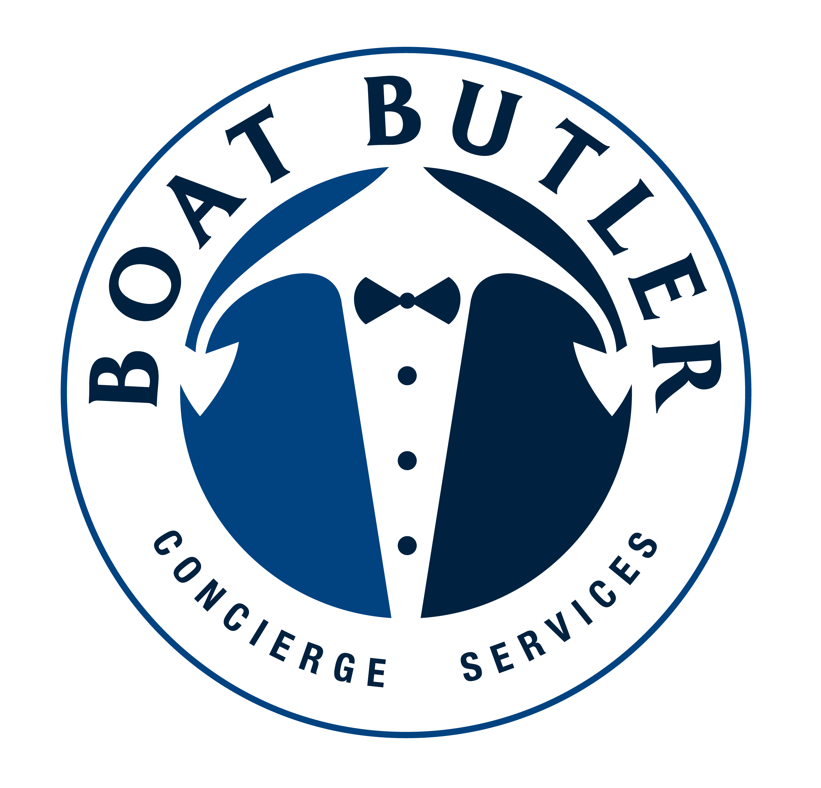 Emblem Logo Design for Boat Butler concierge services