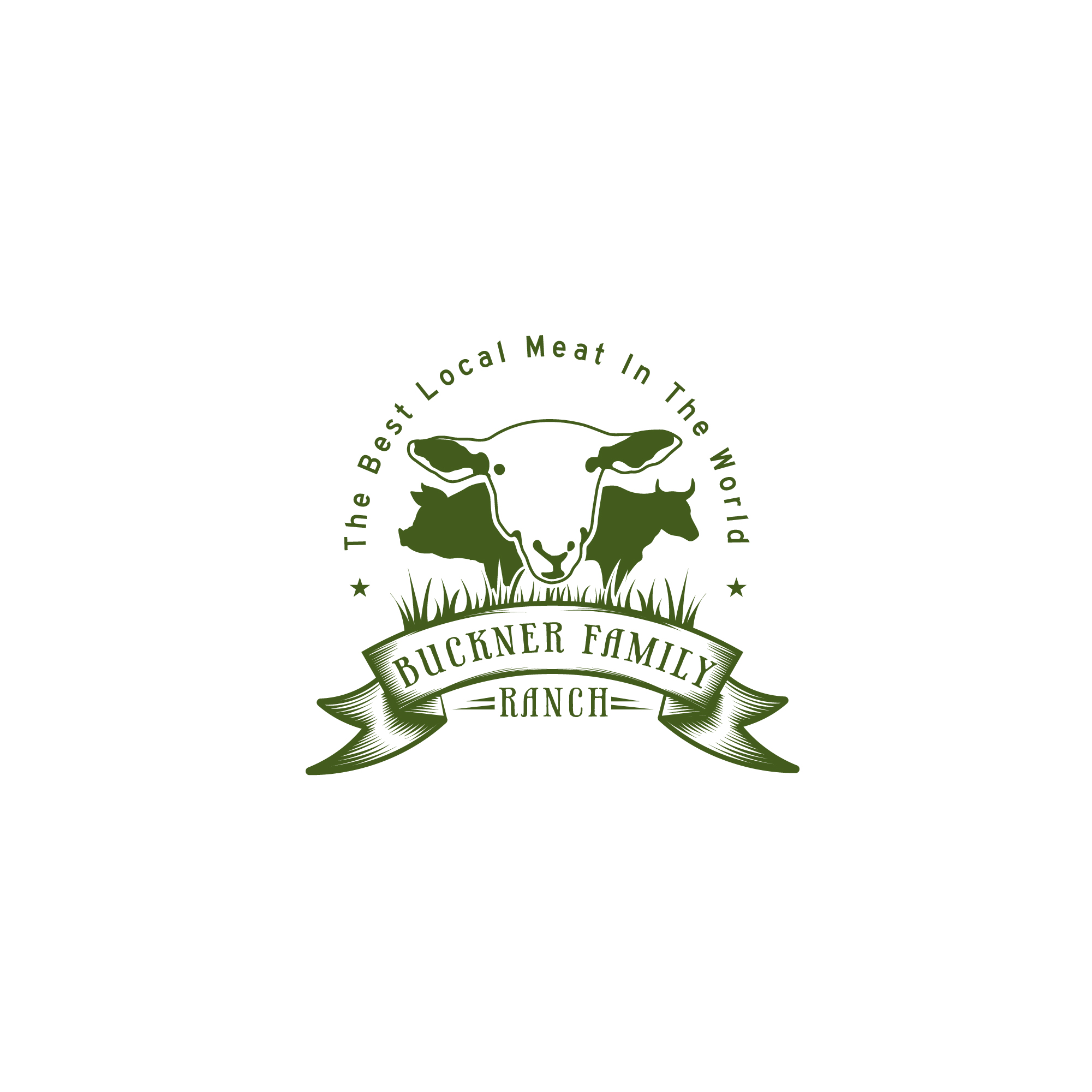 Emblem Logo Design for local meat