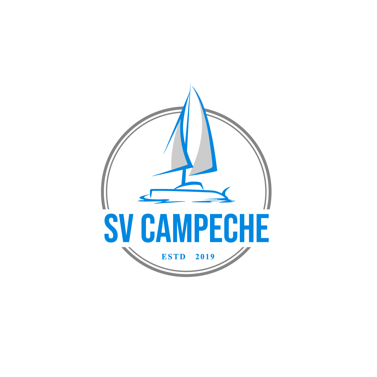 Emblem Logo Design for SV Campeche