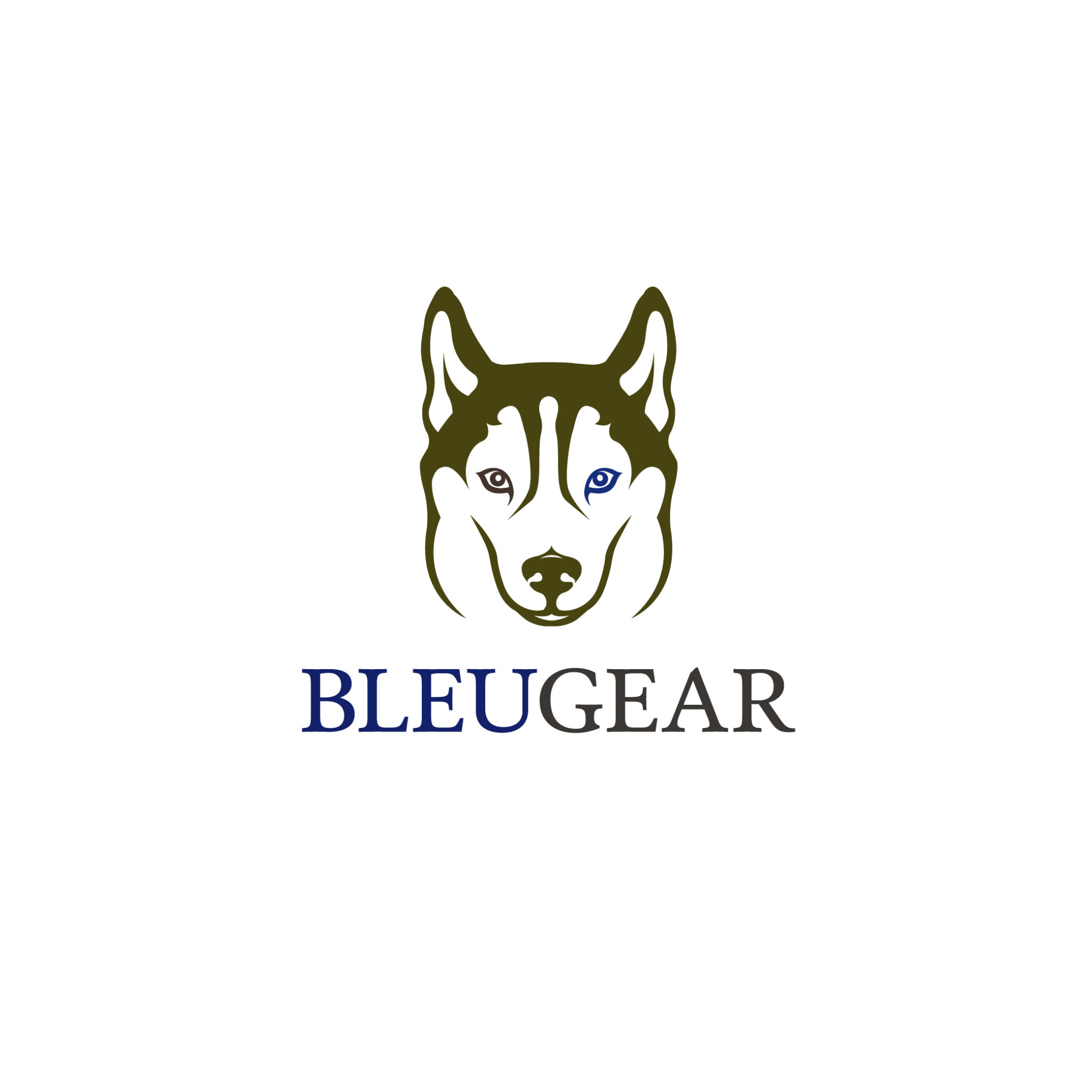 Iconic logo design for bleugear