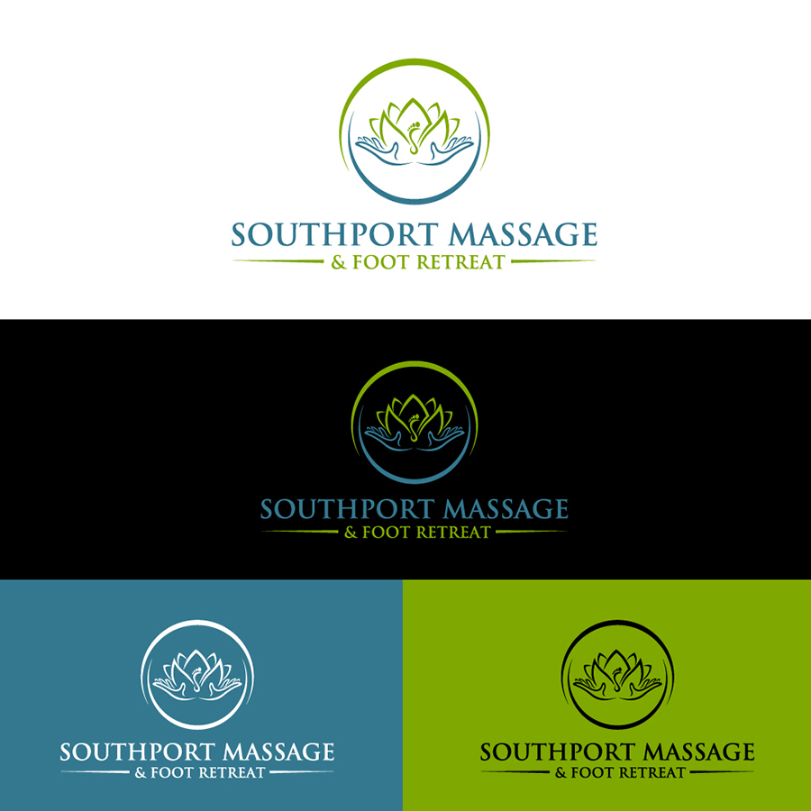 ICONIC LOGO DESIGN FOR Southport Massage & Foot Retreat