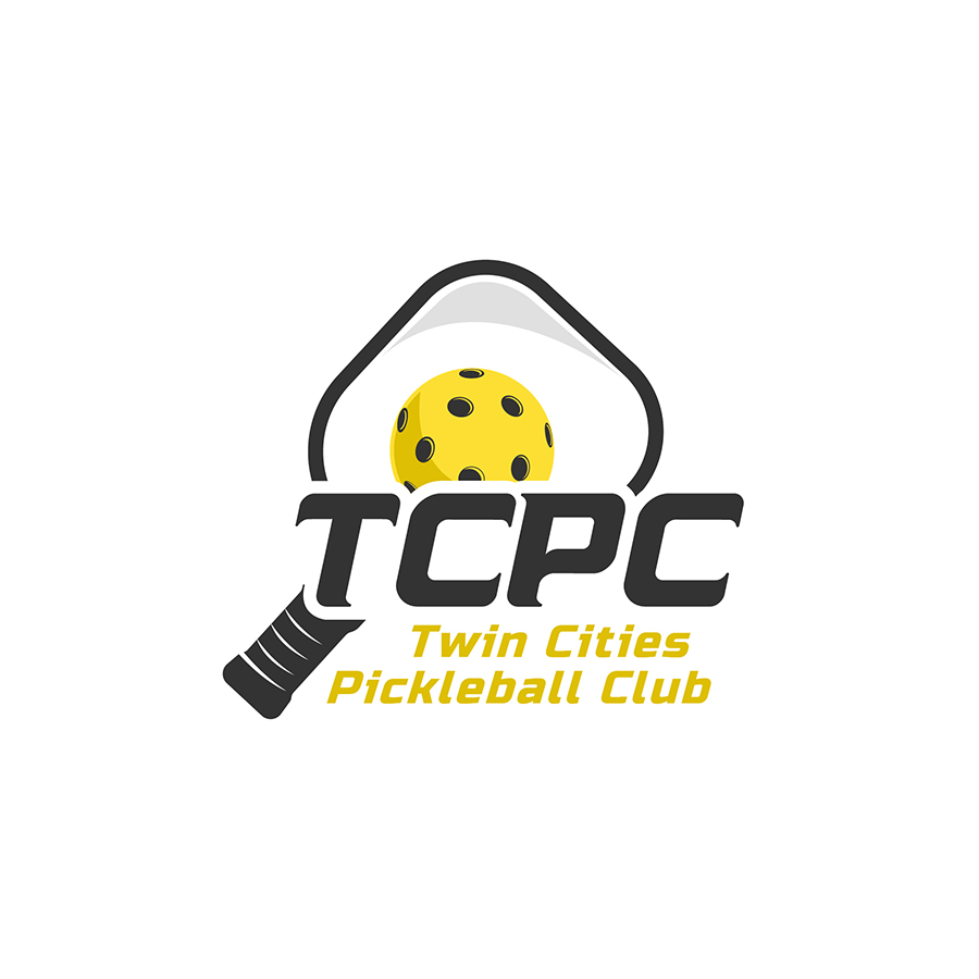 Text Based Logo Design for twin cities pickieball club