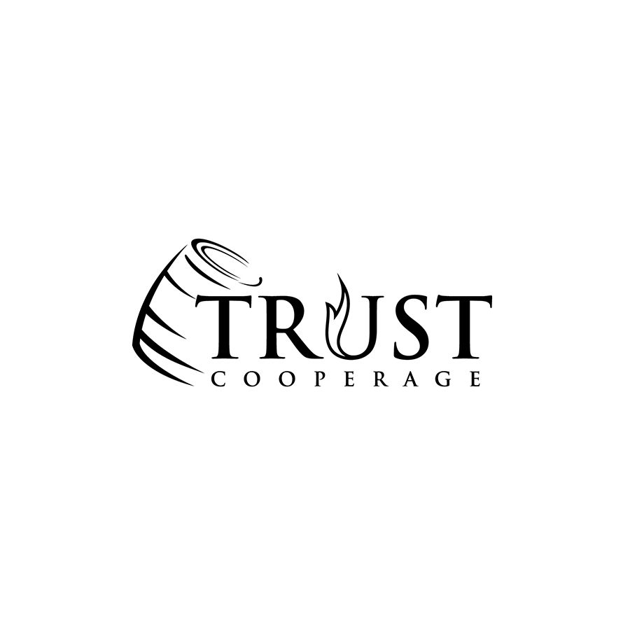 Text Based Logo Design for trust cooperage