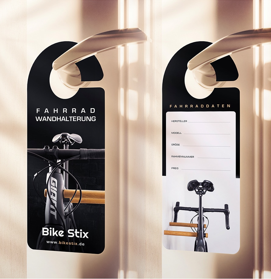 DOOR HANGER DESIGN FOR A BUSINESS