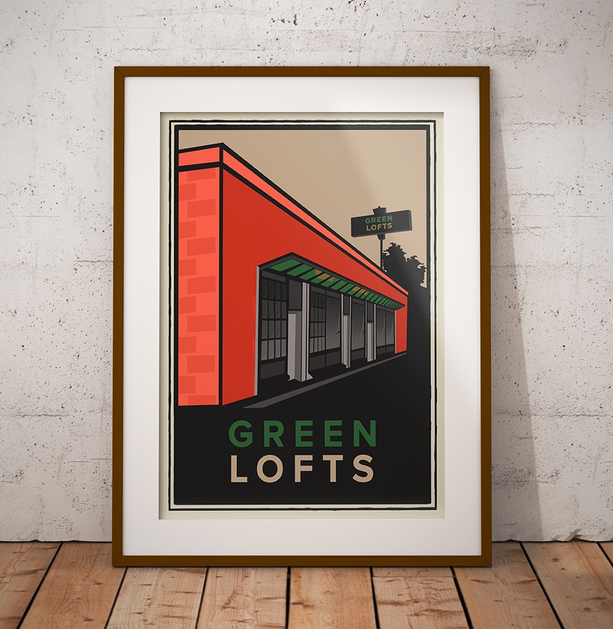 POSTER DESIGN FOR GREEN LOFTS