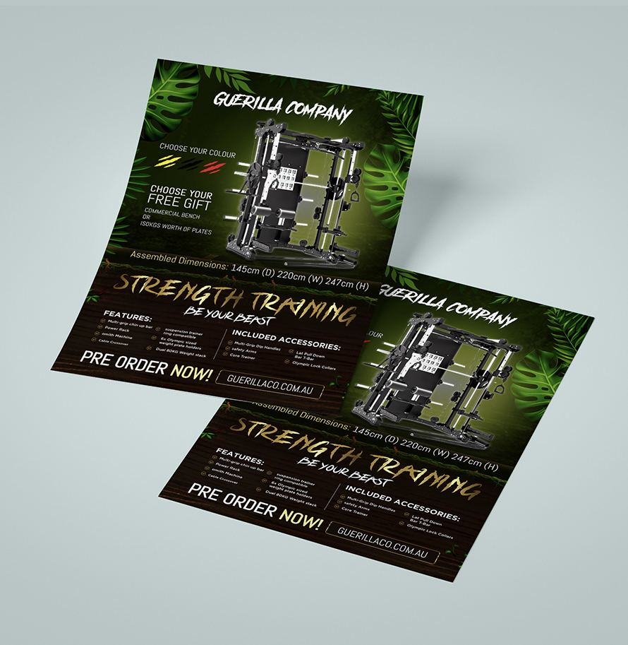 Fitness Equipment Flyer