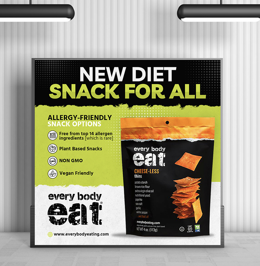 Snack Products Poster Design